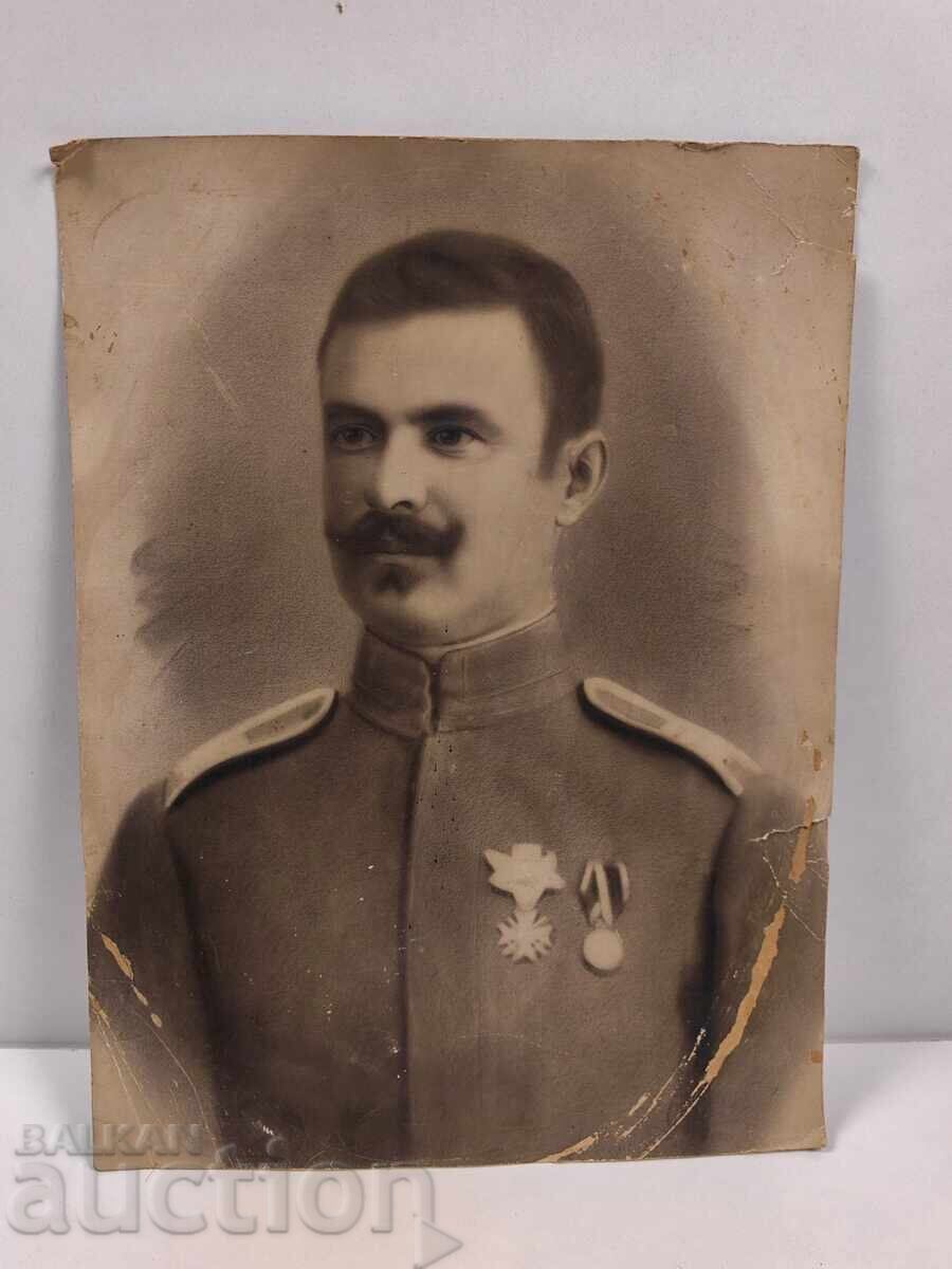 Δημοπρασία ΣΤΡΑΤΙΩΤΗΣ ΣΤΑΥΡΟΣ ΑΝΔΡΕΙΑΣ ΜΕΤΑΛΛΙΟ ΜΕΓΑΛΗ ΦΩΤΟΓΡΑΦΙΑ ΠΟΡΤΡΕΤΟ ΧΑΡΤΟΝΙ