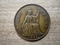 Ηνωμένο Βασίλειο - 1 πένι (1945)