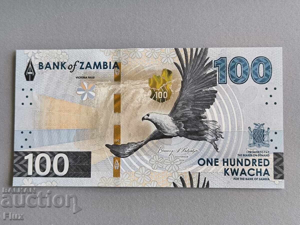 Banknote - Zambia - 100 Kwacha UNC | 2024