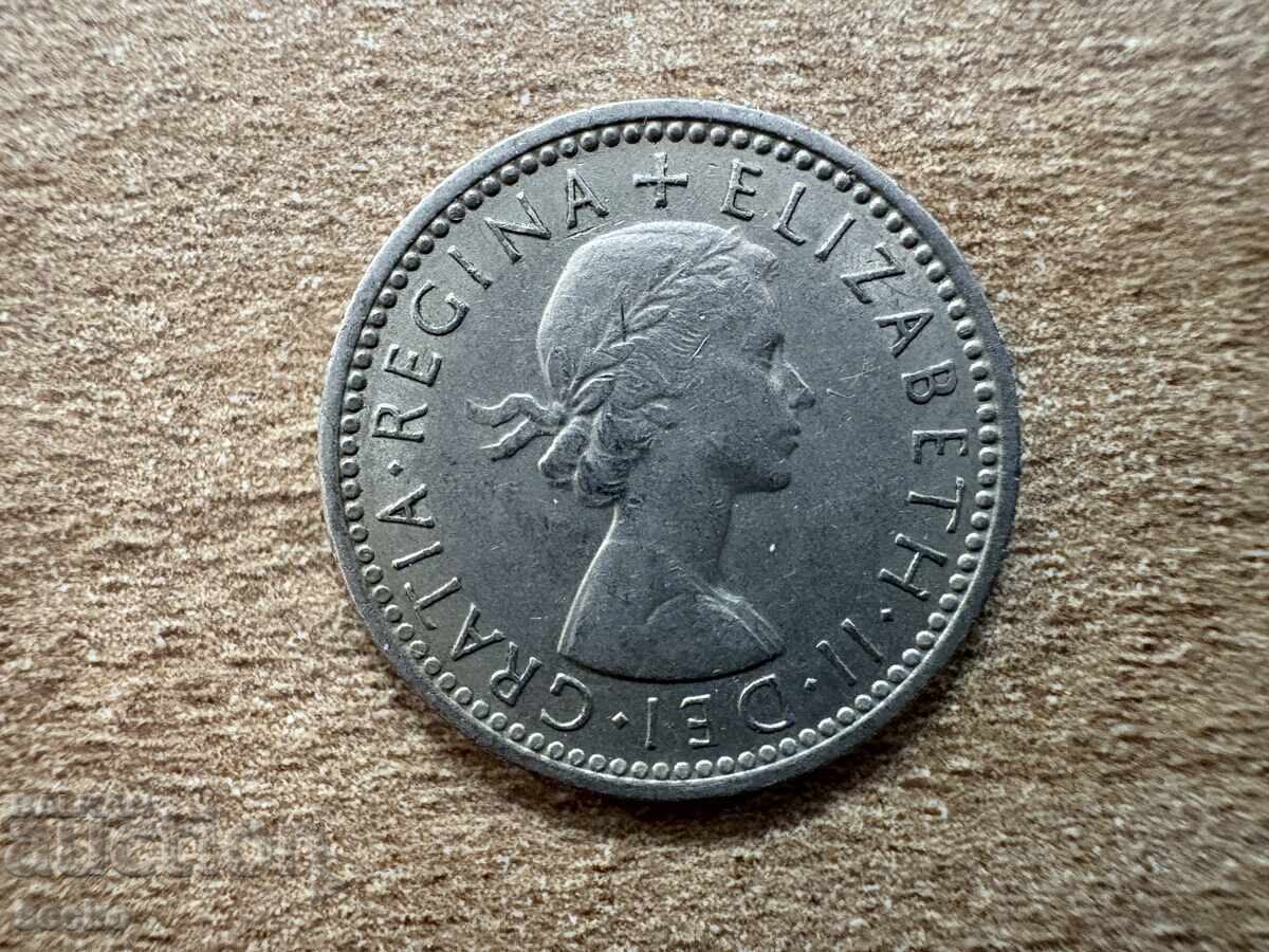 Ηνωμένο Βασίλειο - 6 πένες (1962) με τιμή 0.45 BGN | € 0.23 Ηνωμένο Βασίλειο - 6 πένες (1962) με τιμή 0.45 BGN | € 0.23