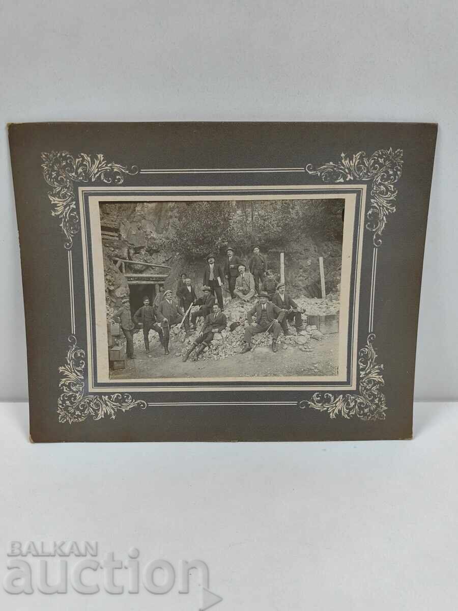 Аукцион МИНА МИНЬОР СТАРА ГОЛЯМА СНИМКА ФОТОГРАФИЯ КАРТОН