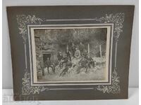 МИНА МИНЬОР СТАРА ГОЛЯМА СНИМКА ФОТОГРАФИЯ КАРТОН