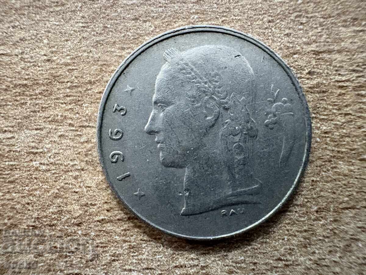 Belgium - 1 Franc (1963) - BELGIE with price 0.25 BGN | € 0.13