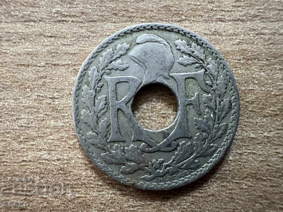 France - 10 Centimes (1923) - Lightning Mark with price 0.50 BGN | € 0.26