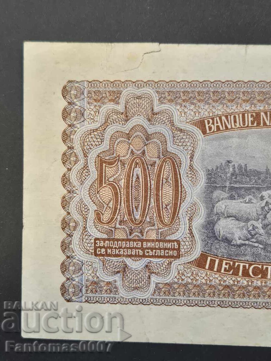 Auction 500 LEVA 1943 Auction 500 LEVA 1943