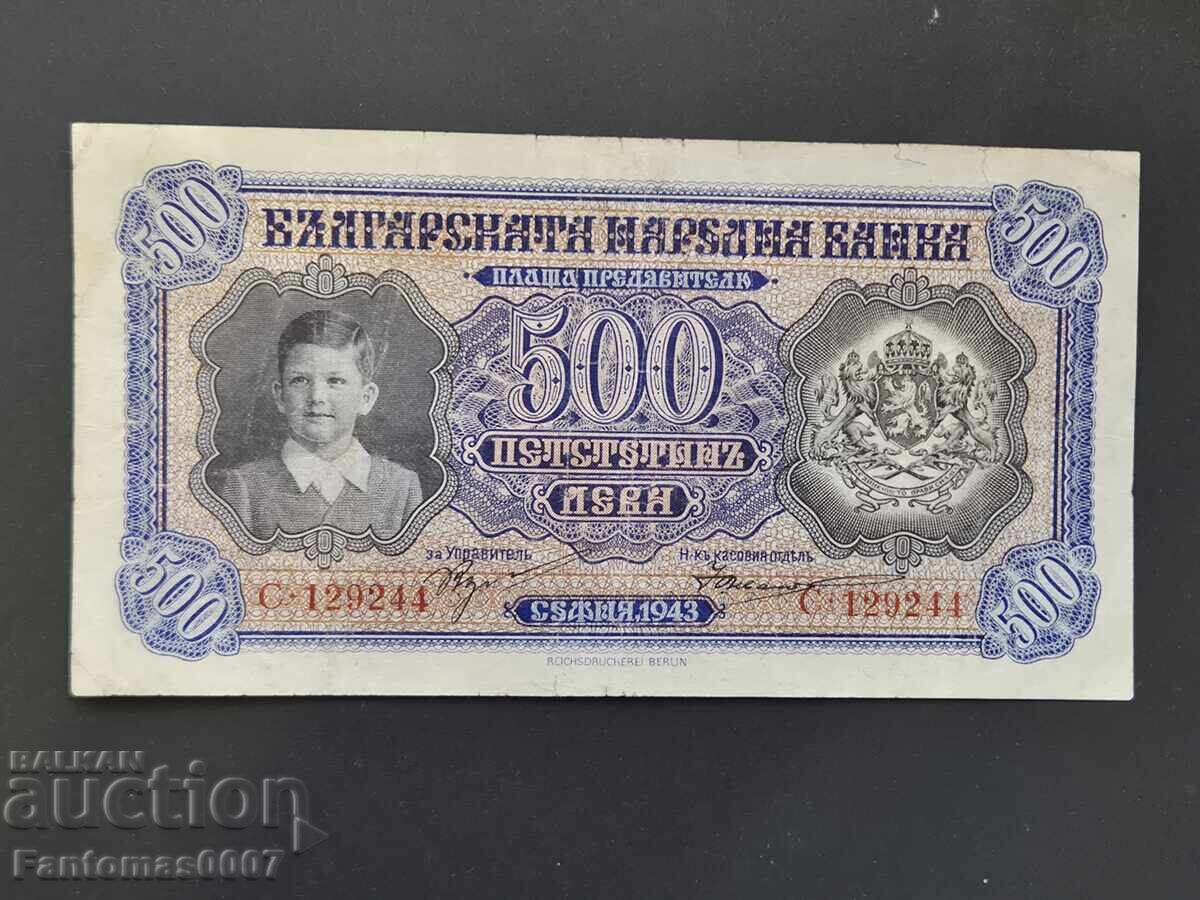 500 LEVA 1943 500 LEVA 1943