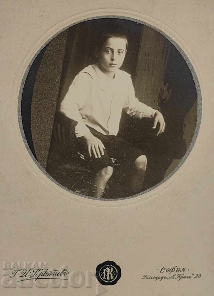 BOY SOFIA SAINT KING OLD PHOTO PHOTOGRAPH CARD BOY SOFIA SAINT KING OLD PHOTO PHOTOGRAPH CARD