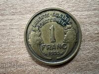 Франция - 1 франк (1933)