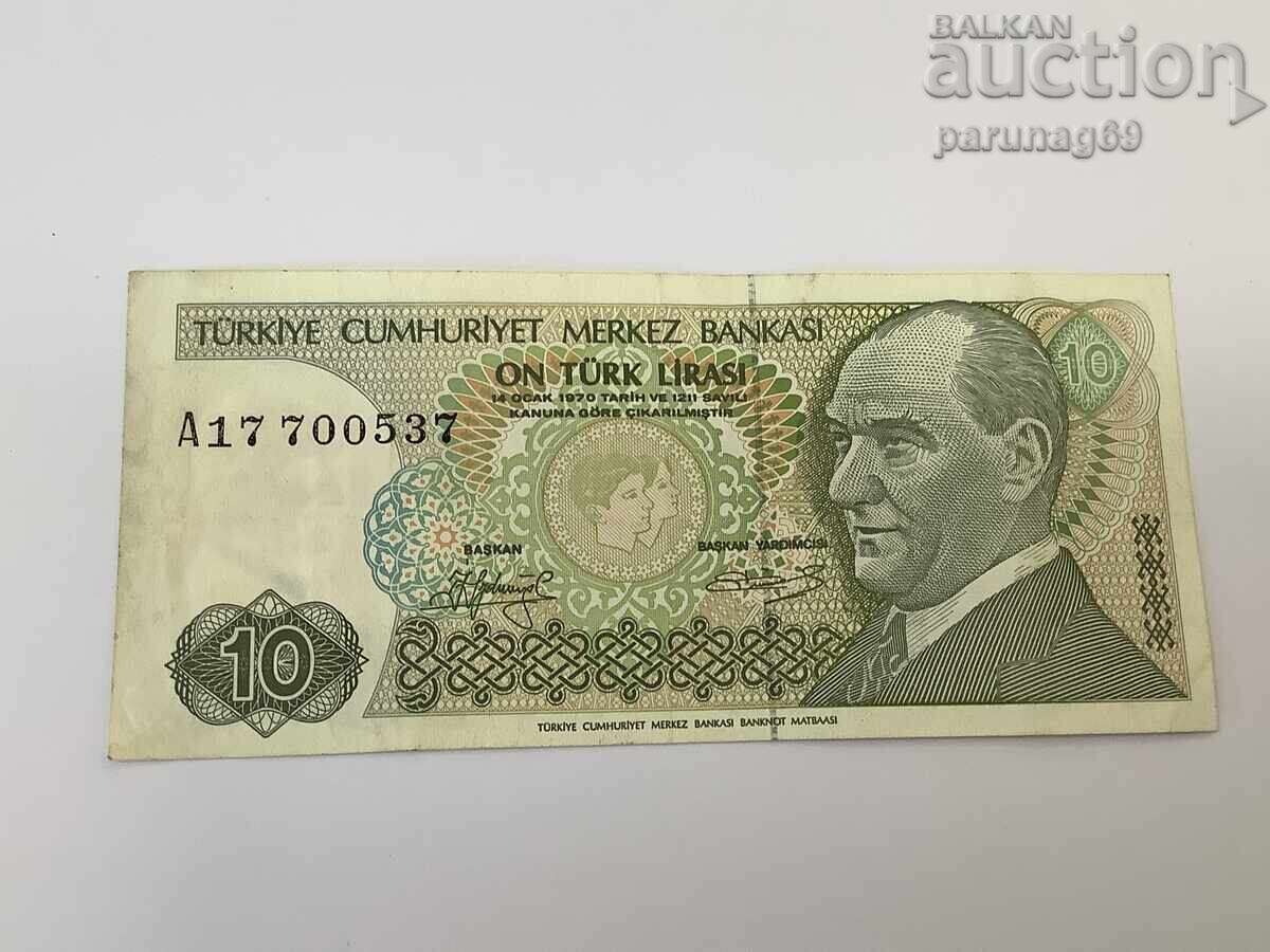 Turcia 10 lire 1979 Turcia 10 lire 1979