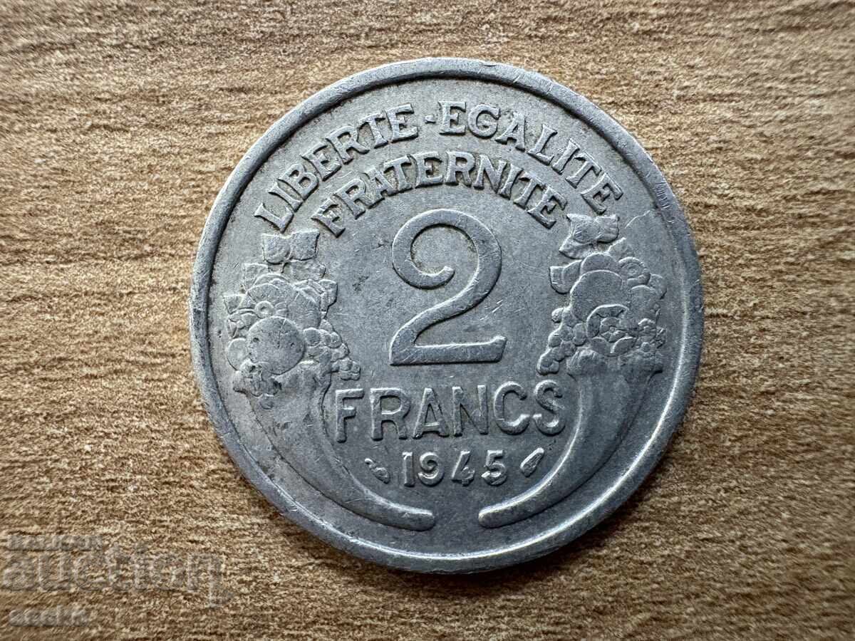 Γαλλία - 2 φράγκα (1945) Γαλλία - 2 φράγκα (1945)