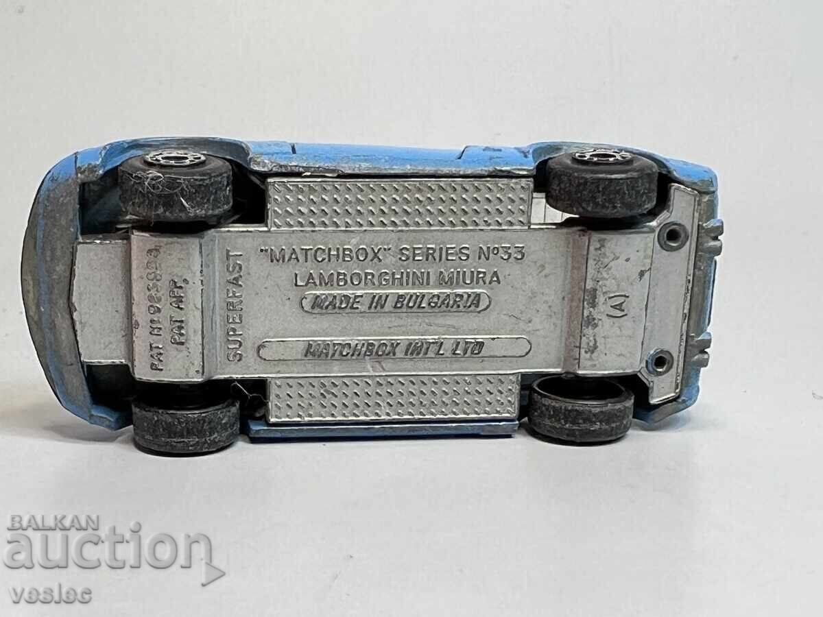 Количка Matchbox Мачбокс BG България Lamborghini Miura Миура - 6 Количка Matchbox Мачбокс BG България Lamborghini Miura Миура - 6