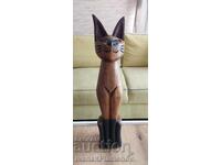 Sculptură în lemn pentru cunoscători, înălțime 52cm