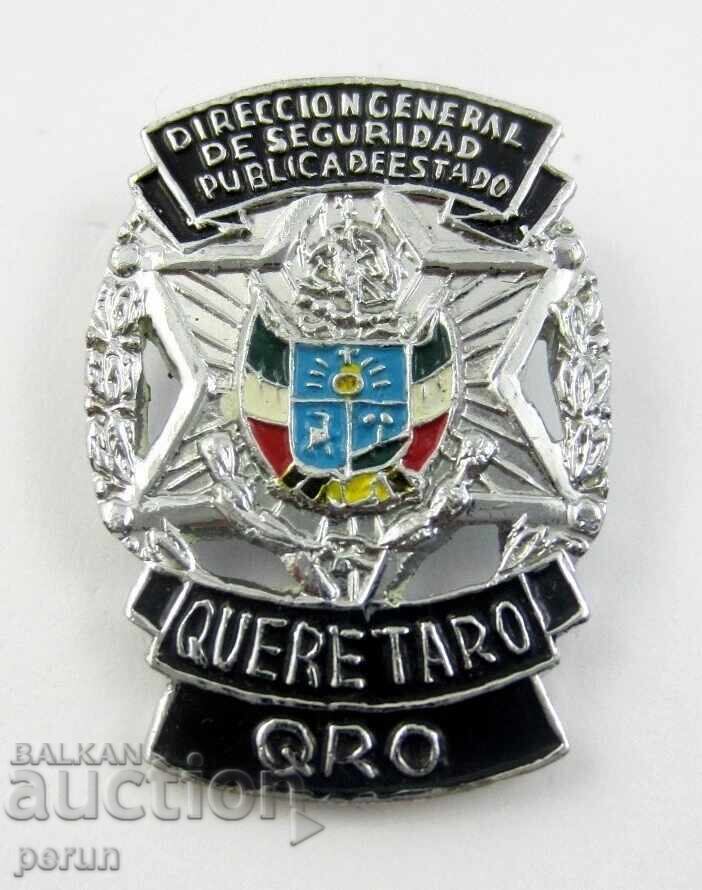 Σηματάκι Αστυνομίας - Μεξικό - Γενική Διεύθυνση Ασφάλειας με τιμή 17.99 BGN | € 9.20