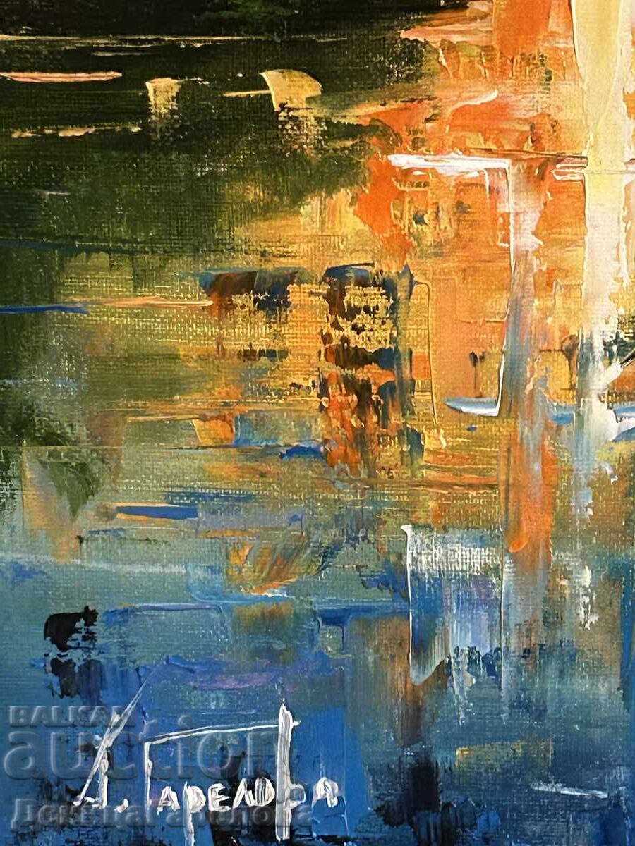 Denitsa Garelova painting 30/40 "Sea Sunset" - 5 Denitsa Garelova painting 30/40 "Sea Sunset" - 5