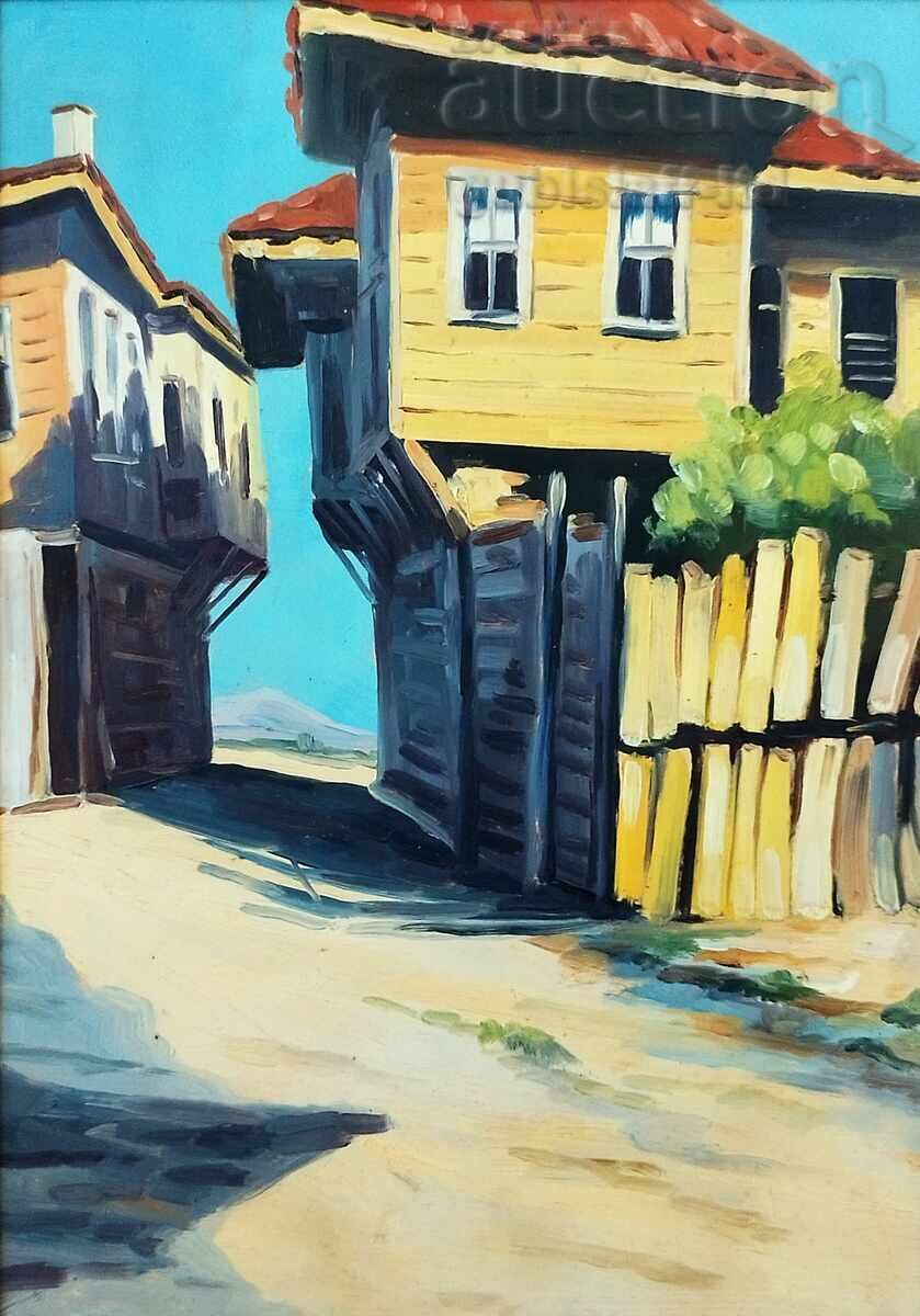 Πίνακας "Μεσημβρία", ζωγρ. Ν. Νικολόφ, δεκαετία 1970 με τιμή 580.00 BGN | € 296.55