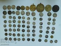 81 pcs. Old coins for jewelry