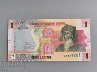 Banknote - Sierra Leone - 1 leone UNC | 2022