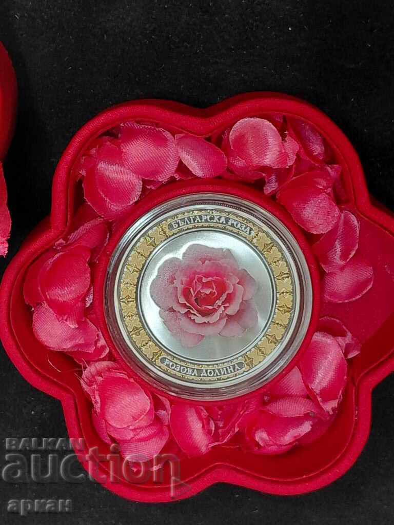 Bulgarian Rose - $2 2011 1 oz silver 31.1 g 0.999 with price € 200.00 | 391.17 BGN