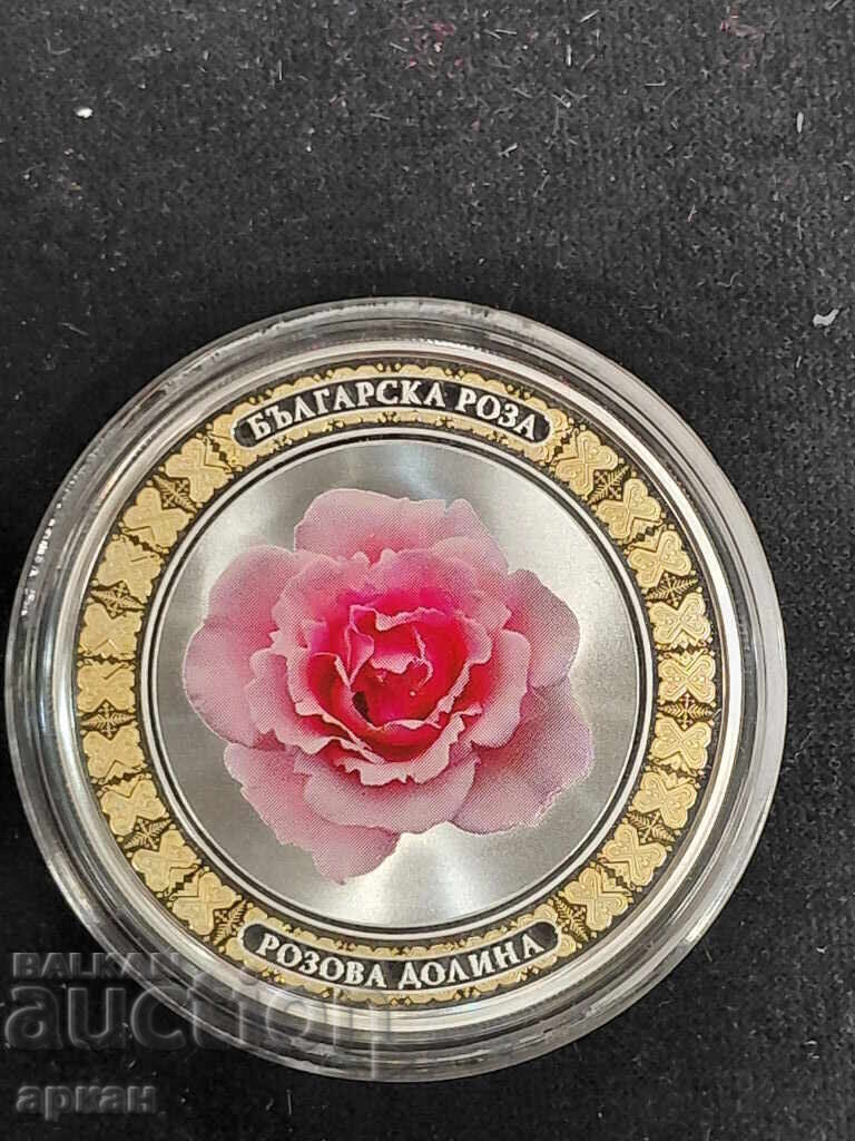 Auction  Bulgarian Rose - $2 2011 1 oz silver 31.1 g 0.999
