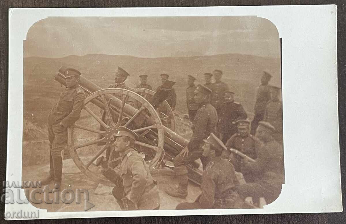 5143 Царство България артилеристи позиция оръдие ПСВ 5143 Царство България артилеристи позиция оръдие ПСВ