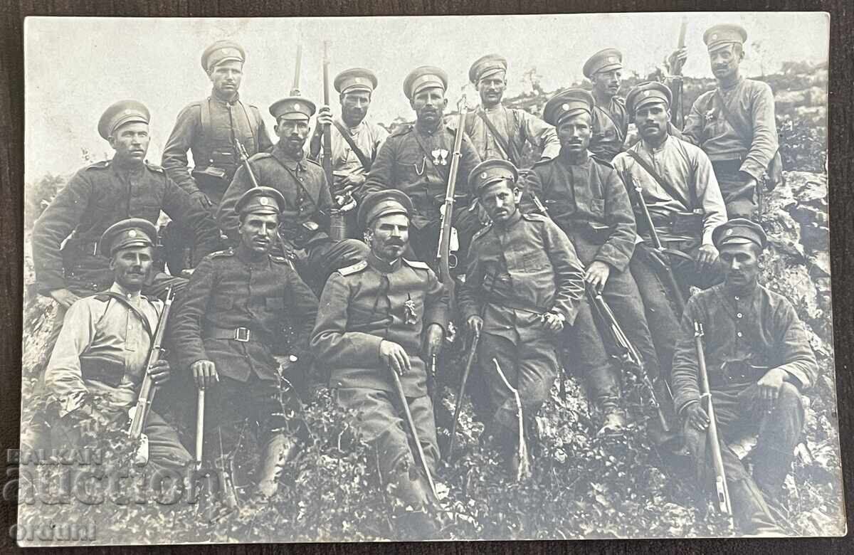 5148 Regatul Bulgariei ofițeri soldați 3/5 brigadă 1917 Primul Război Mondial