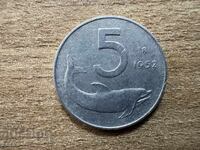 Италия - 5 лири (1952)