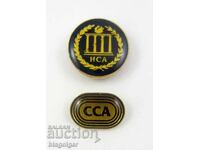 NSA - National Sports Academy - Lot of Two Badges