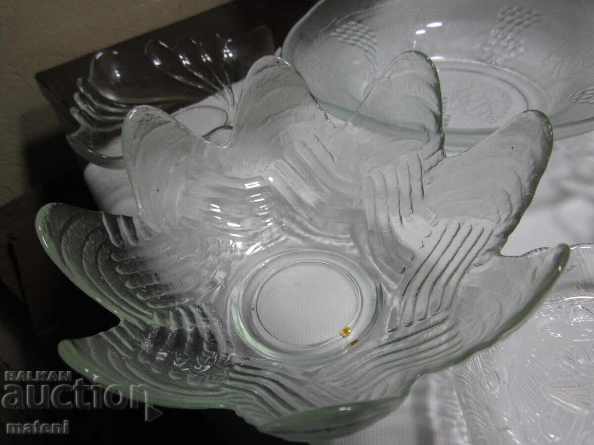 LOT CUPE DE STICLĂ FRUCTIERĂ TAVĂ 7 BUC - 5 LOT CUPE DE STICLĂ FRUCTIERĂ TAVĂ 7 BUC - 5