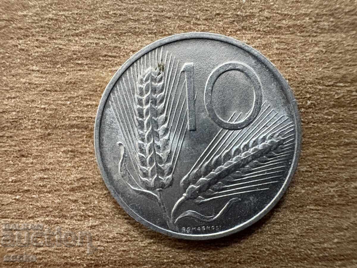 Италия - 10 лири (1955) Италия - 10 лири (1955)