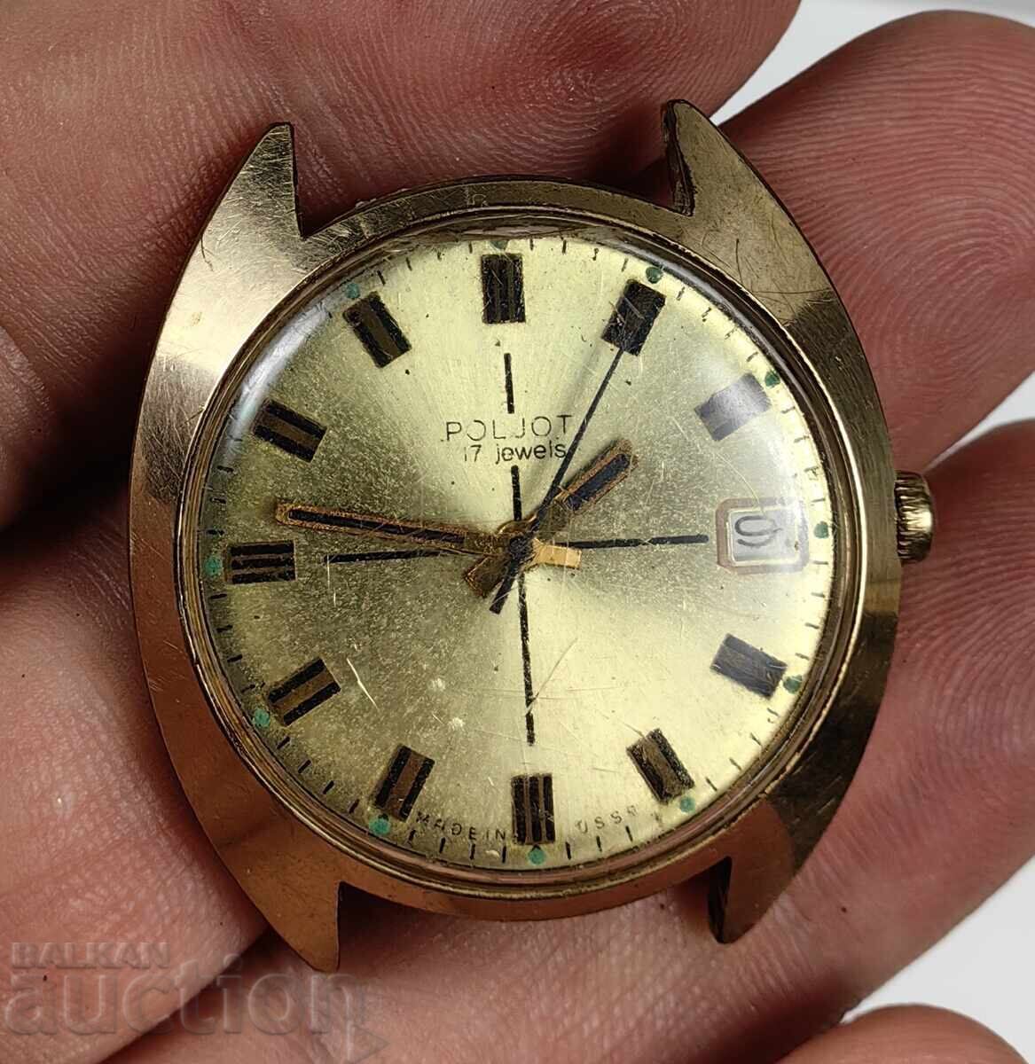 Delivery of LOT OF GOLD-PLATED WATCHES - POLJOT STARTS, CHANGES DATE, GOLD-PLATED Delivery of LOT OF GOLD-PLATED WATCHES - POLJOT STARTS, CHANGES DATE, GOLD-PLATED