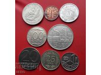 Mixed lot of 8 coins