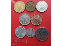 Mixed lot of 8 coins