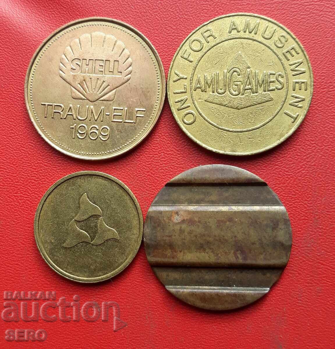 Germany-lot 4 tokens with price 2.01 BGN | € 1.03