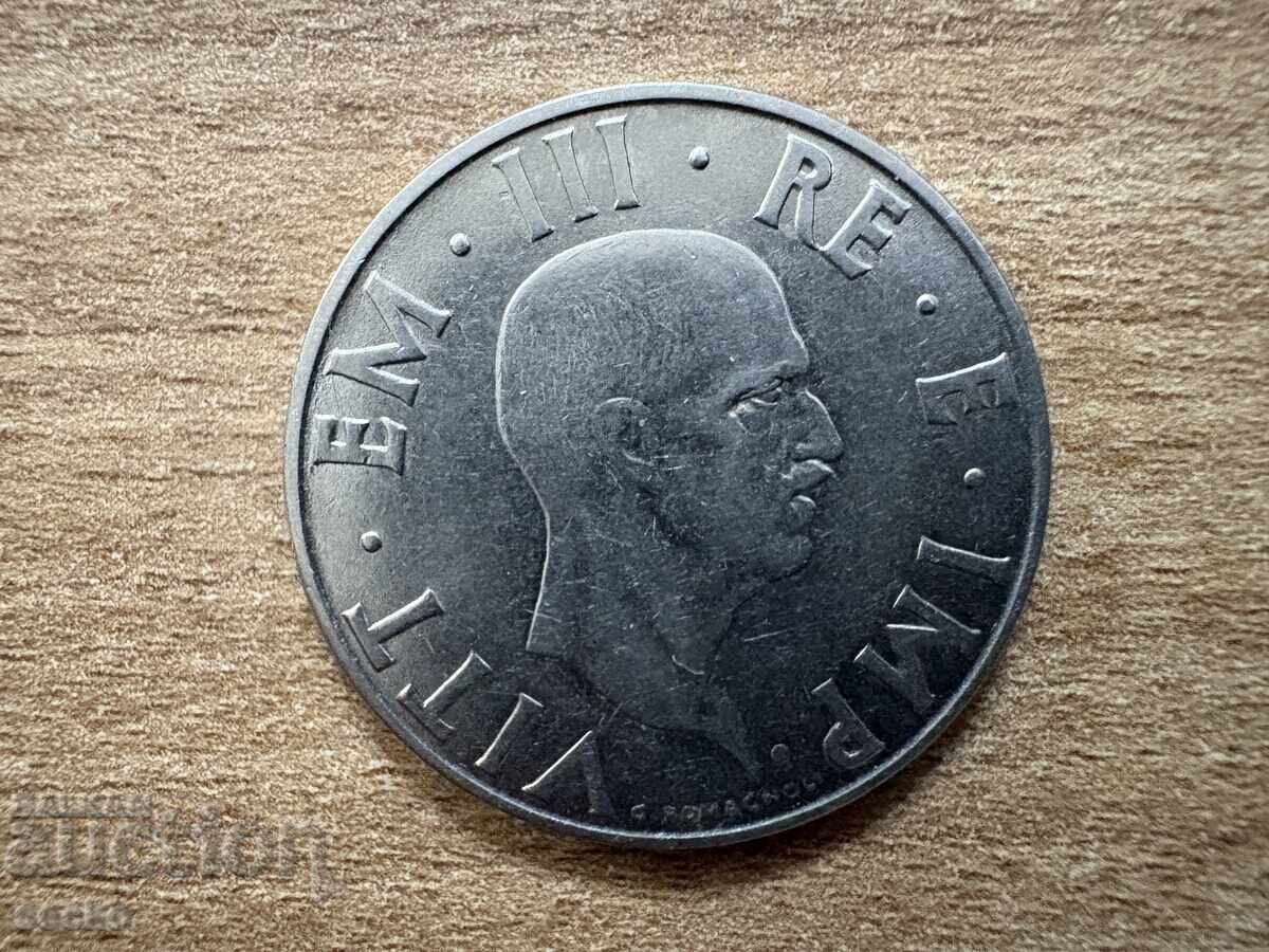 Italia - 2 lire (1940) - nemagnetică cu preț 6.00 BGN | € 3.07