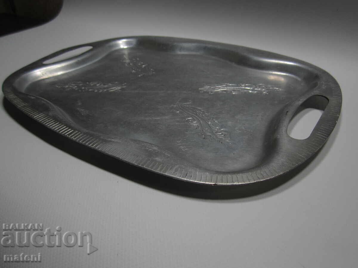 OLD ALUMINUM TRAY - 5