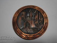 OLD WALL PANEL BRASS