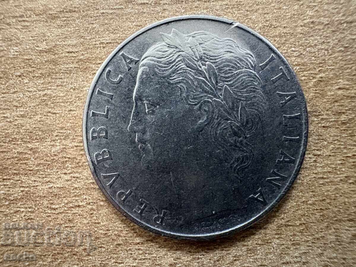 Italia - 100 lire (1958) cu preț 0.25 BGN | € 0.13