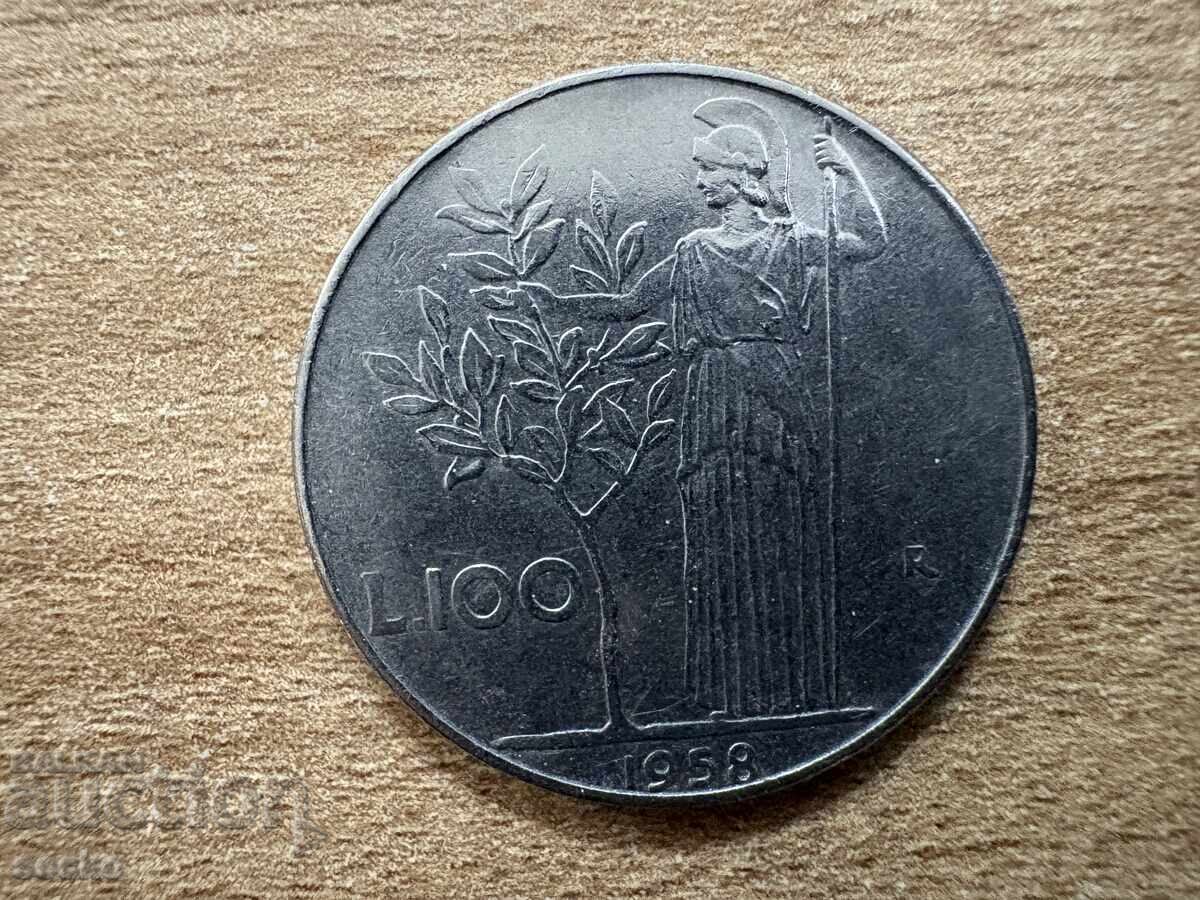 Italia - 100 lire (1958)