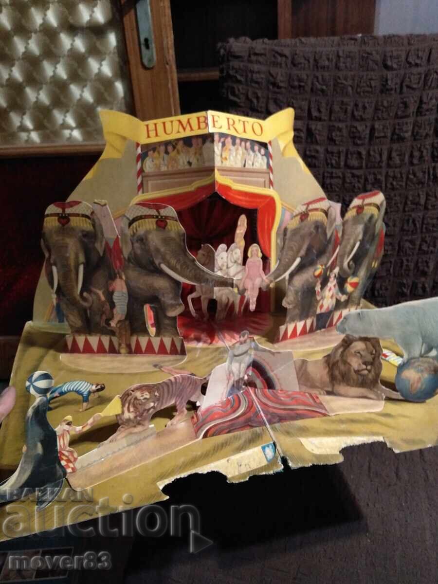Цирк "Humberto". Сгъваема сцена с цена 1.50 лв. | € 0.77 Цирк "Humberto". Сгъваема сцена с цена 1.50 лв. | € 0.77