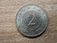 Γιουγκοσλαβία - 2 δηνάρια (1972)