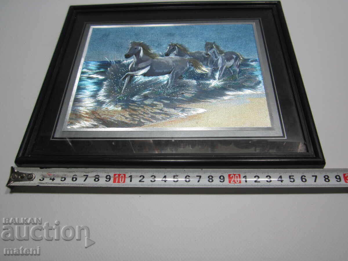 Αναπαραγωγή φωτογραφίας με κορνίζα Άλογα Θάλασσα - 5 Αναπαραγωγή φωτογραφίας με κορνίζα Άλογα Θάλασσα - 5