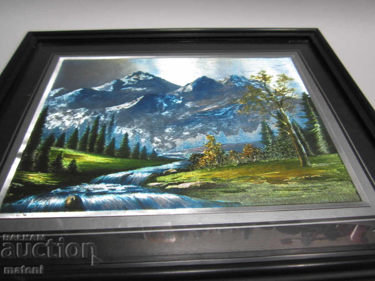 Delivery of Reproduction of a Picture with a Frame: Landscape Delivery of Reproduction of a Picture with a Frame: Landscape