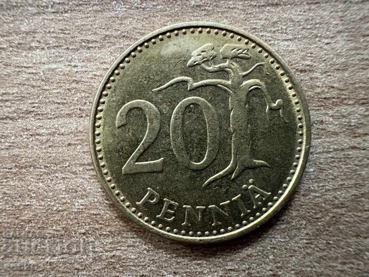 Finlanda - 20 penni (1984)