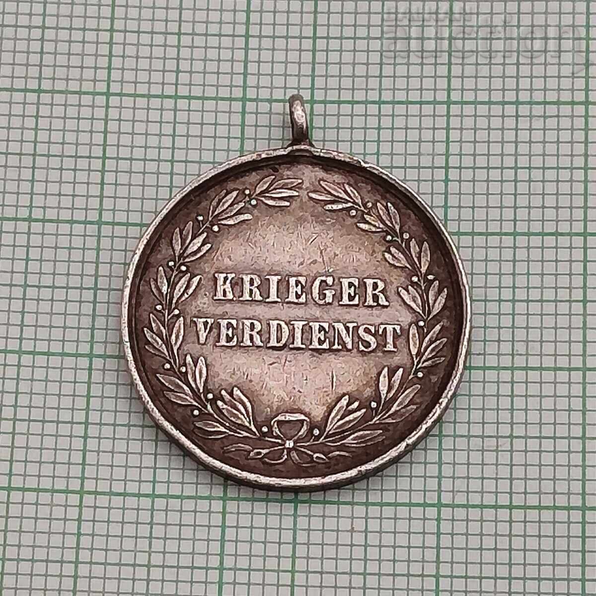 Αργυρό μετάλλιο για υπηρεσία Γερμανία Α' Παγκόσμιος Πόλεμος με τιμή 69.00 BGN | € 35.28