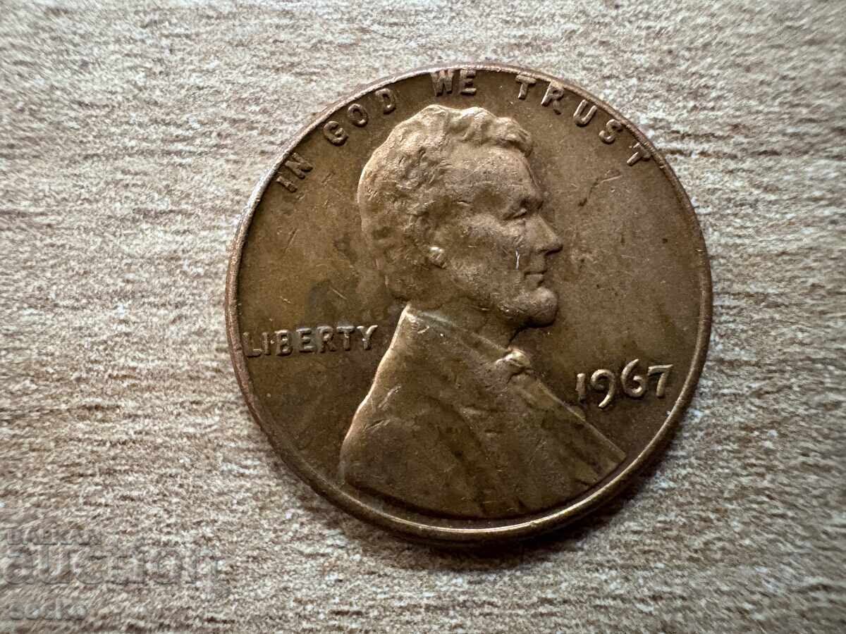 Η.Π.Α. - 1 σεντ (1967) με τιμή 0.15 BGN | € 0.08 Η.Π.Α. - 1 σεντ (1967) με τιμή 0.15 BGN | € 0.08