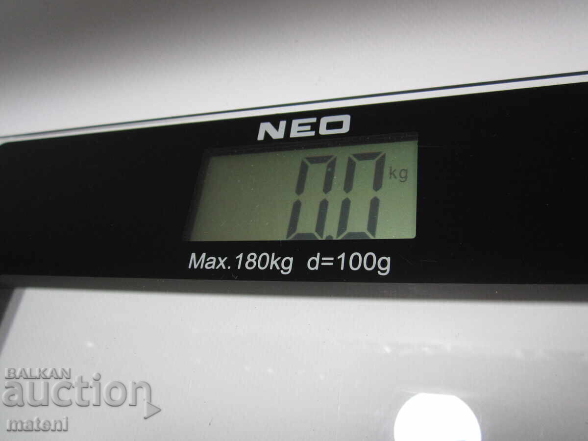 PERSONAL ELECTRONIC SCALE NEO BS-9830 BLACK with price 5.00 BGN | € 2.56