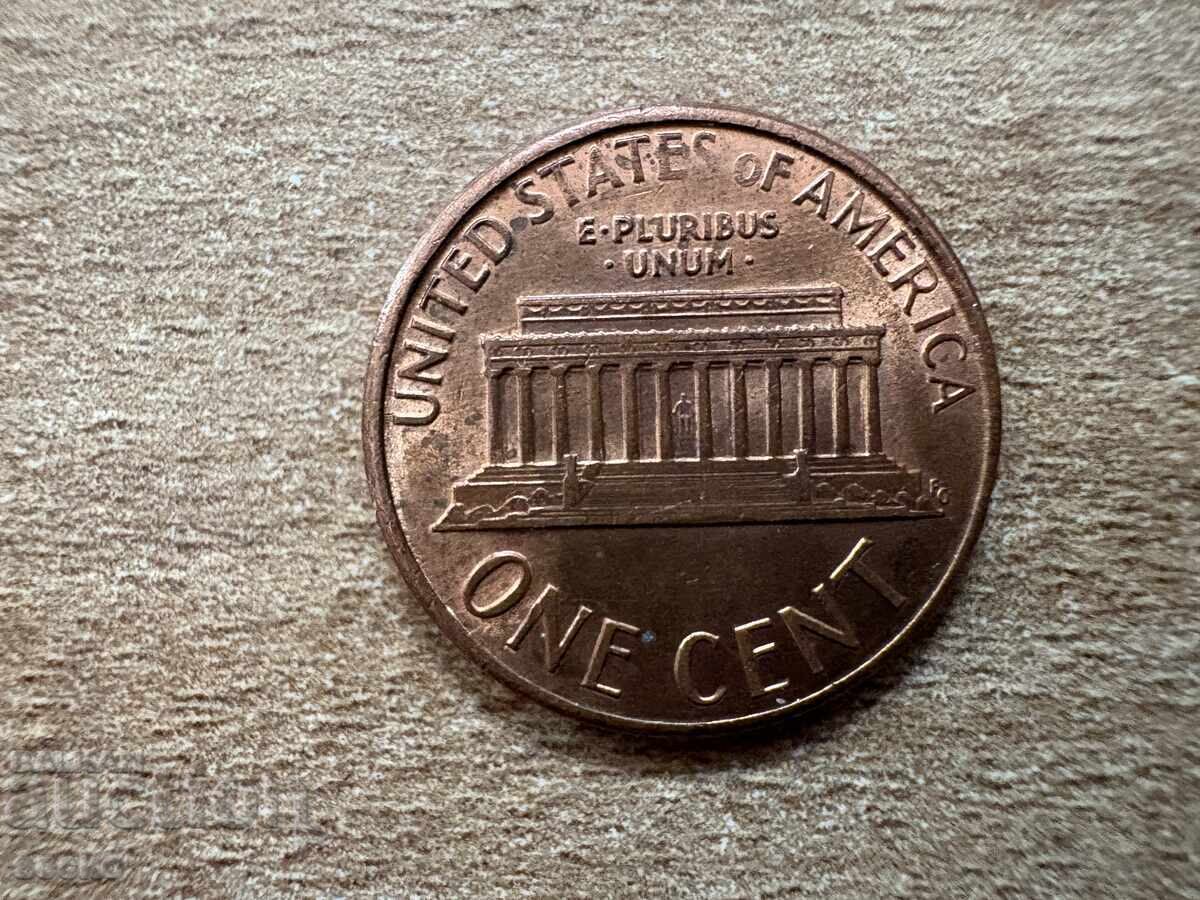 ΗΠΑ - 1 σεντ (1987) - D