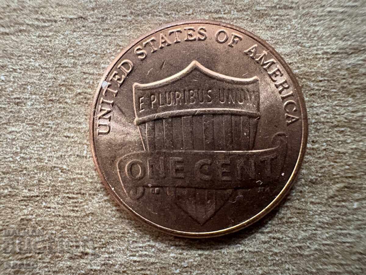 САЩ - 1 цент (2021) - D