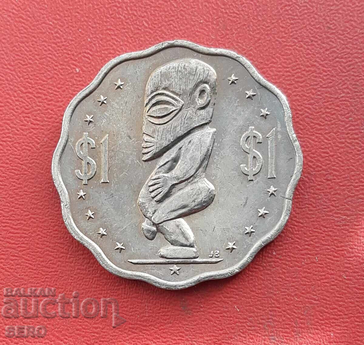 Insula Cook - 1 dolar 1992