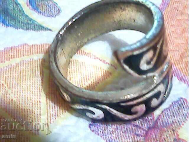 Old silver rings - 7